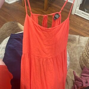 Summer dress! Open back with two ties (for a better adjustable fit!)